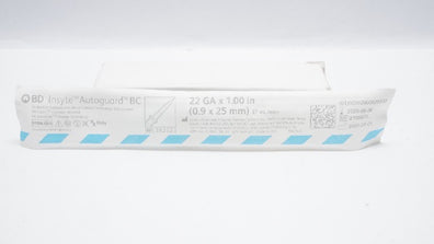 BD 382523 Insyte Autoguard BC Shielded I.V. Cath. 22GA x 1.00inch, 37mL/min